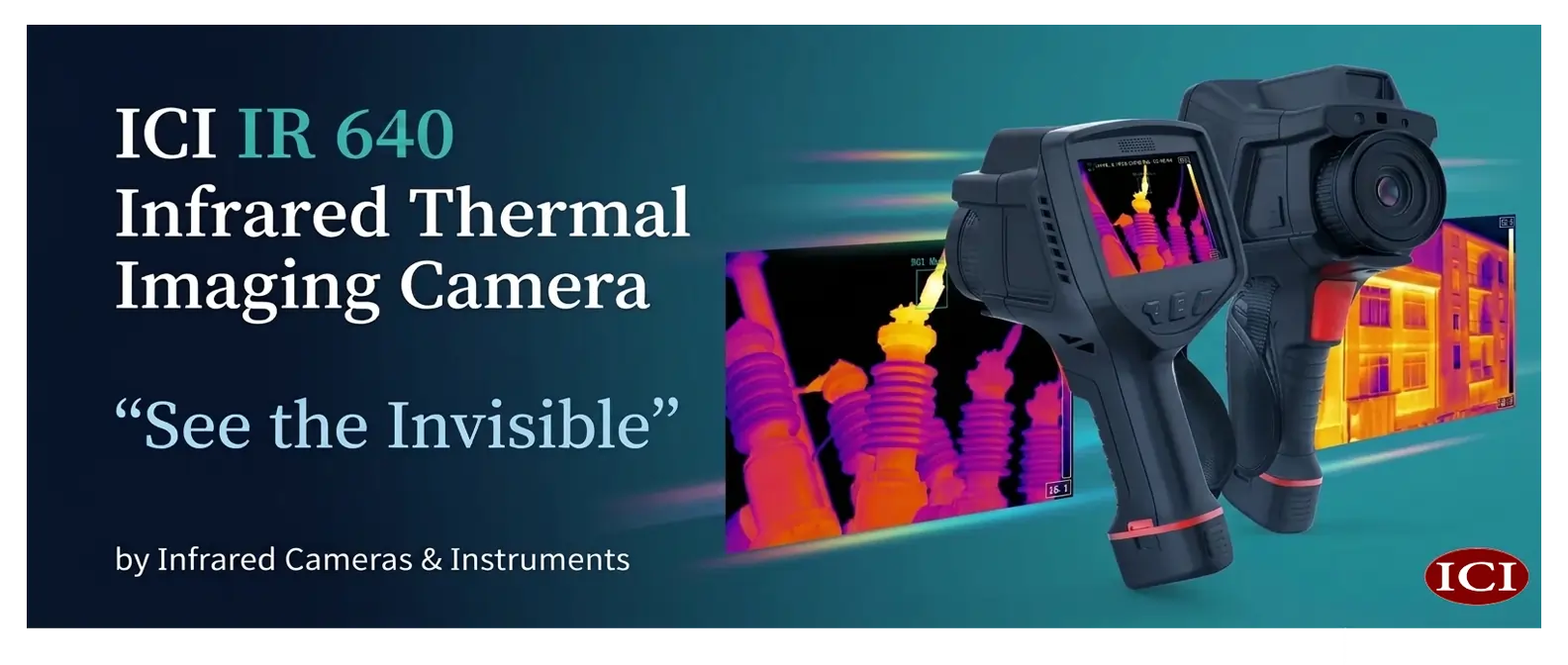 ICI IR infrared thermal imaging camera series banner